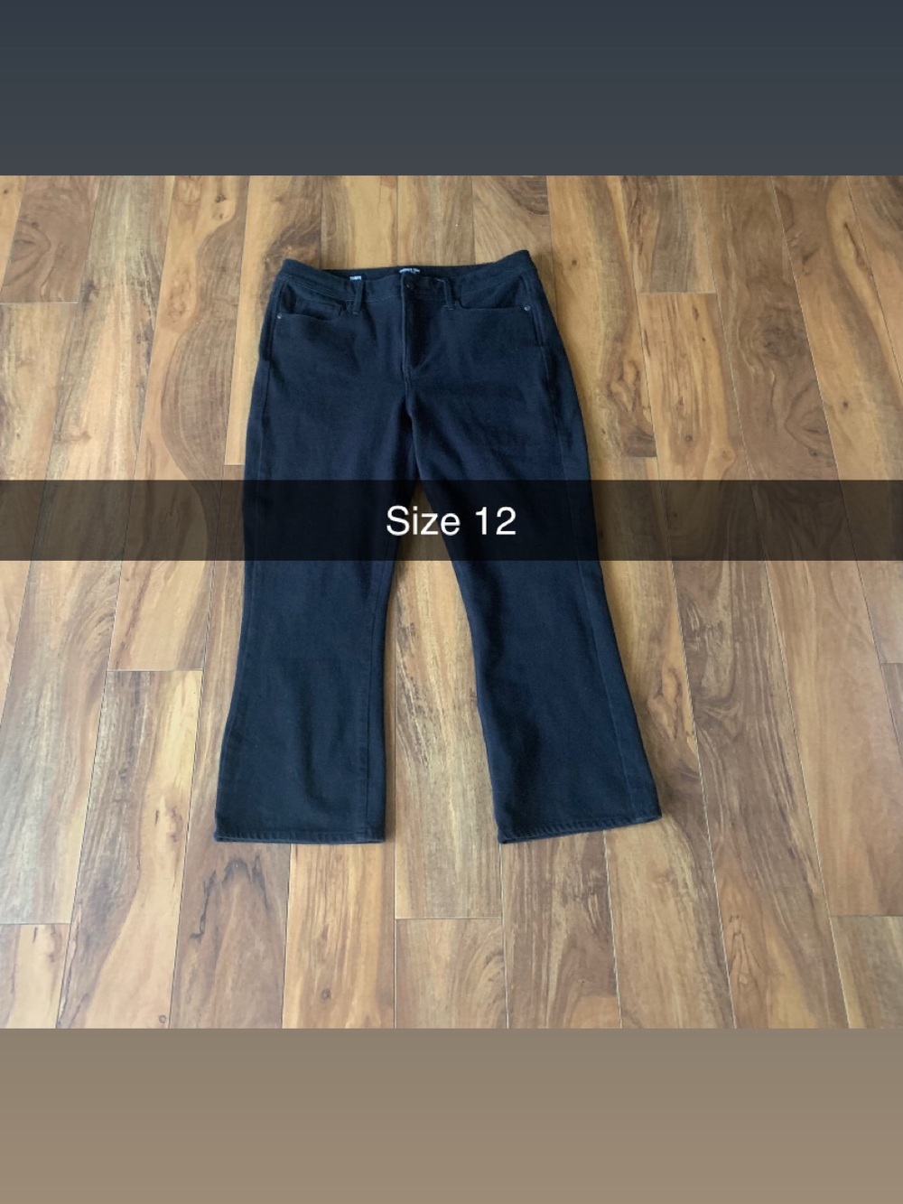 NYDJ Black Flare Jeans